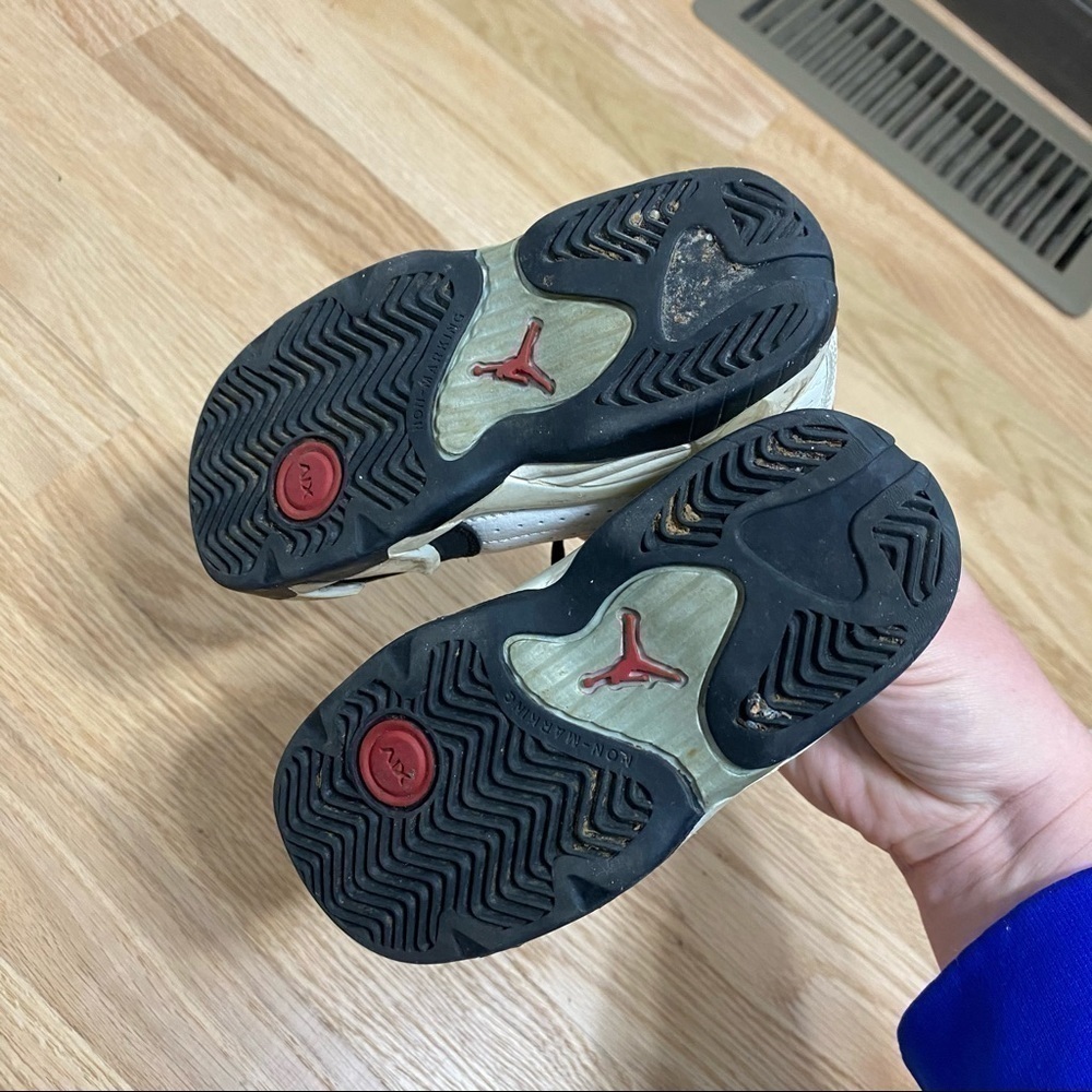 Air Jordan 14 Retro Black Toe 8C Sneaker Nike Kid - Picture 6 of 9